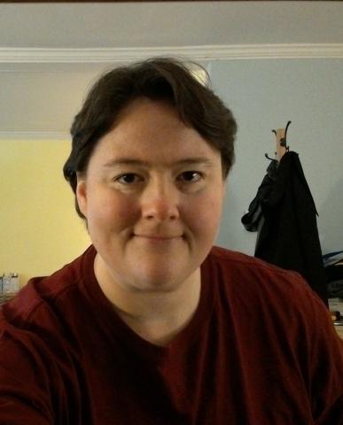 Morag Stewart, smiling